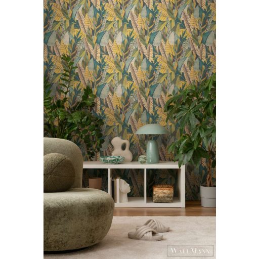 AS CREATION Anna dAndrea 78220-1 sokszínű leveles modern,elegáns tapéta