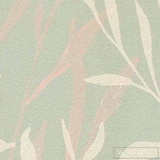   AS CREATION Anna dAndrea 78222-1 krémszínű leveles modern,elegáns tapéta