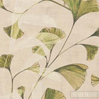   AS CREATION Anna dAndrea 78223-3 krémszínű leveles modern,elegáns tapéta