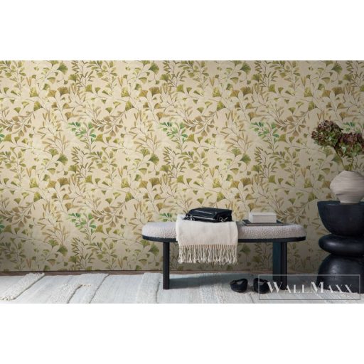 AS CREATION Anna dAndrea 78223-3 krémszínű leveles modern,elegáns tapéta