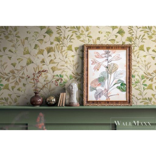 AS CREATION Anna dAndrea 78223-3 krémszínű leveles modern,elegáns tapéta