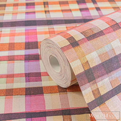 AS CREATION Anna dAndrea 78224-1 lila csíkos klasszikus tapéta