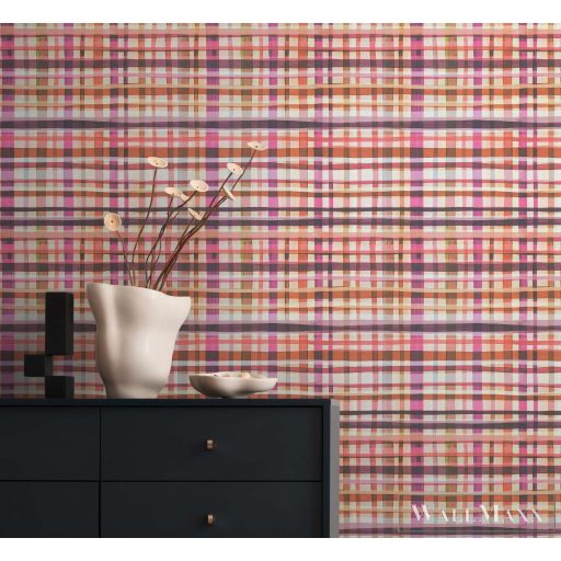 AS CREATION Anna dAndrea 78224-1 lila csíkos klasszikus tapéta