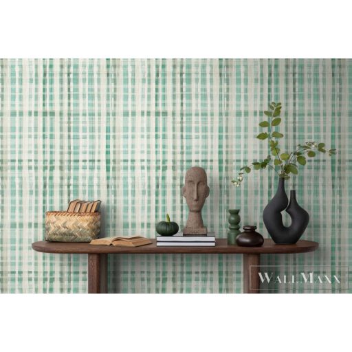 AS CREATION Anna dAndrea 78224-3 zöld csíkos klasszikus tapéta