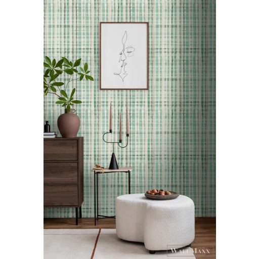 AS CREATION Anna dAndrea 78224-3 zöld csíkos klasszikus tapéta