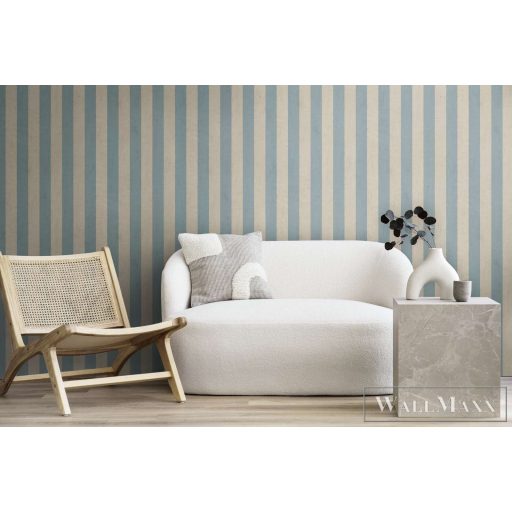 AS CREATION Anna dAndrea 78226-3 kék csíkos klasszikus tapéta
