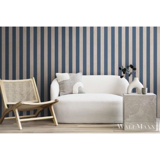 AS CREATION Anna dAndrea 78226-5 kék csíkos klasszikus tapéta