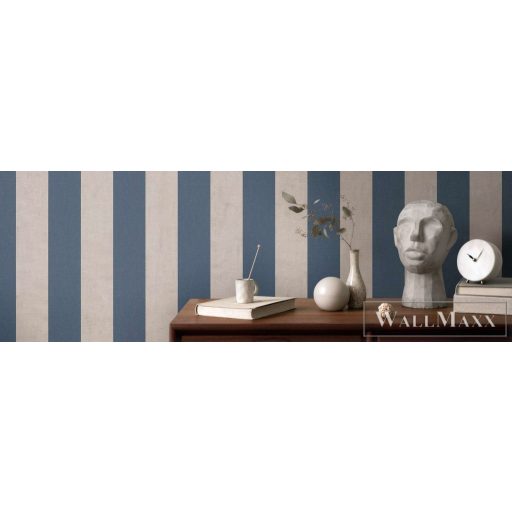 AS CREATION Anna dAndrea 78226-5 kék csíkos klasszikus tapéta