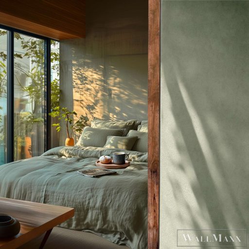 AS CREATION Hot Spots 78227-1 zöld Uni Modern,Elegáns tapéta