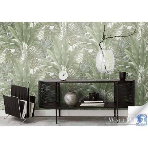 AS CREATION Designdrop 78451-1 zöld levél modern,elegáns tapéta