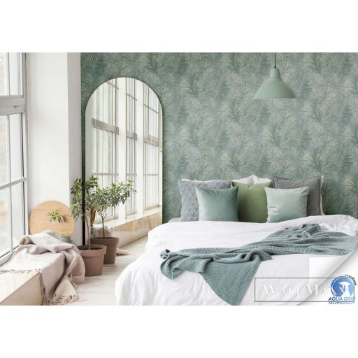 AS CREATION Designdrop 78452-1 zöld levél modern,elegáns tapéta