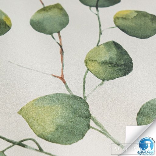 AS CREATION Designdrop 78454-1 zöld levél modern,elegáns tapéta