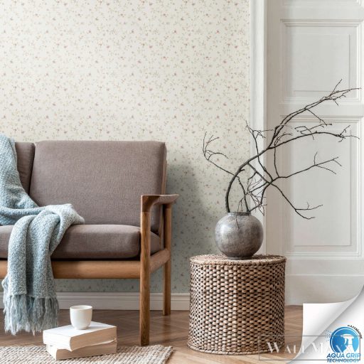 AS CREATION Designdrop 78455-1 bézs levél modern,elegáns tapéta