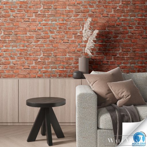 AS CREATION Designdrop 78456-1 piros tégla modern,elegáns tapéta