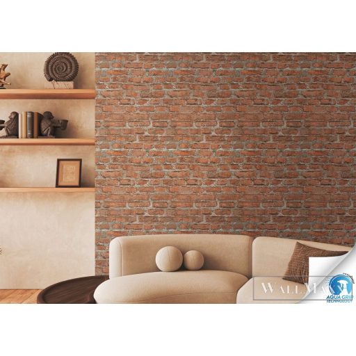 AS CREATION Designdrop 78456-1 piros tégla modern,elegáns tapéta