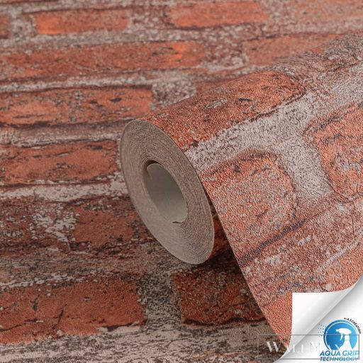 AS CREATION Designdrop 78456-1 piros tégla modern,elegáns tapéta