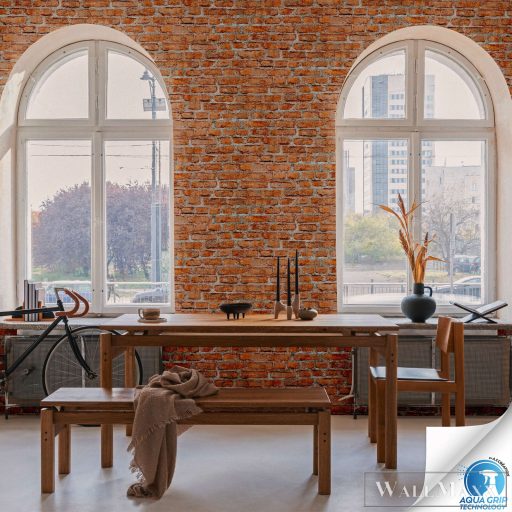 AS CREATION Designdrop 78456-1 piros tégla modern,elegáns tapéta