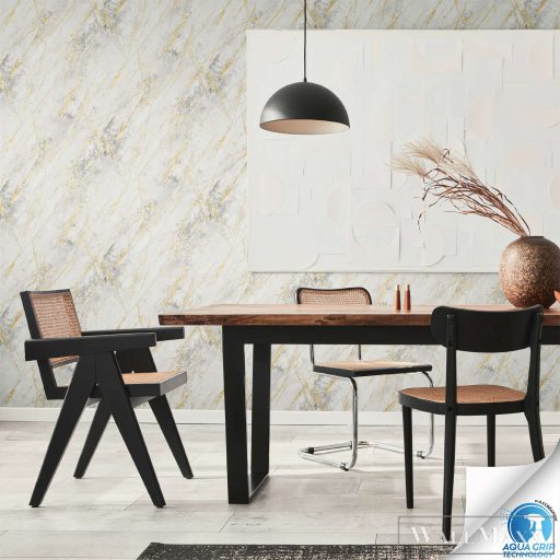 AS CREATION Designdrop 78458-1 szürke absztrakt modern,elegáns tapéta