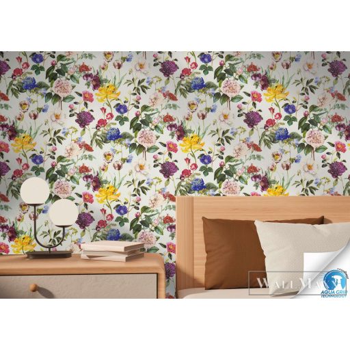 AS CREATION Designdrop 78491-1 sokszínű virág modern,elegáns tapéta