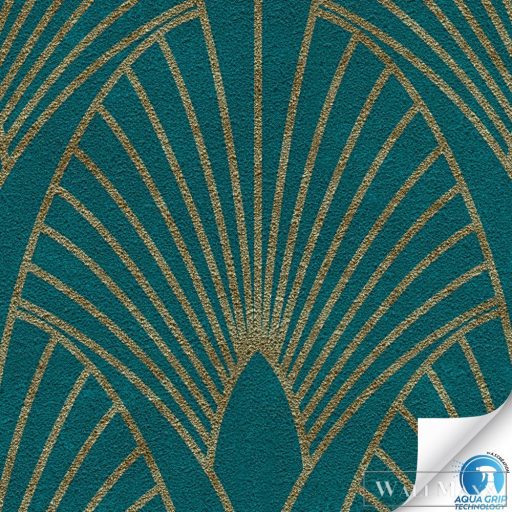 AS CREATION Designdrop 78493-1 zöld barokk modern,elegáns tapéta