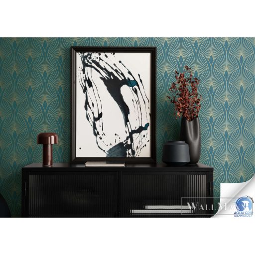 AS CREATION Designdrop 78493-1 zöld barokk modern,elegáns tapéta