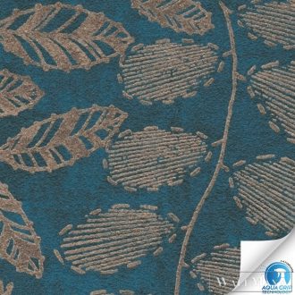   AS CREATION Designdrop 78495-1 kék levél modern,elegáns tapéta