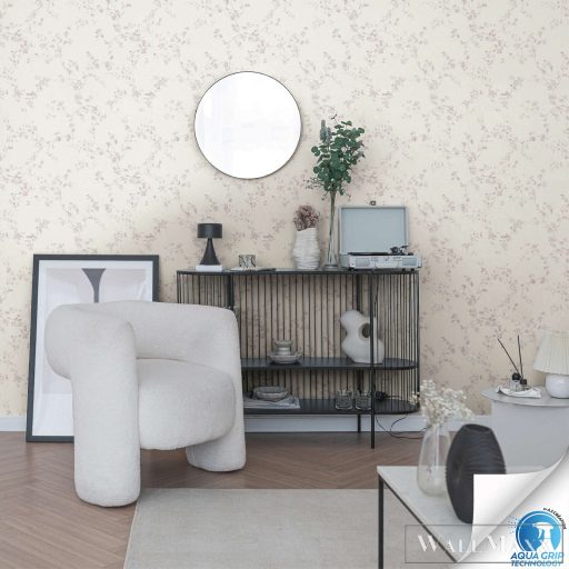 AS CREATION Designdrop 78497-1 rózsaszín levél modern,elegáns tapéta