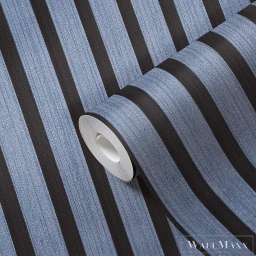 AS CREATION 50 Jahre AS 78627-3 kék Csíkos Modern,Elegáns tapéta
