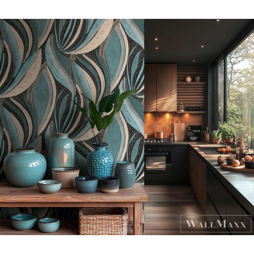 AS CREATION Hot Spots 78655-2 kék Természet Klasszikus tapéta