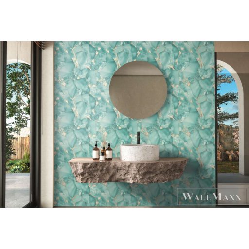 AS CREATION Elite of Shades 78657-1 zöld márvány klasszikus XXL tapéta