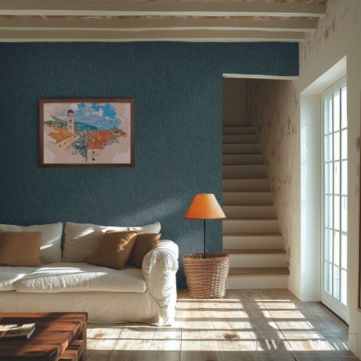 AS CREATION Hot Spots 78666-5 kék Modern Modern,Elegáns tapéta