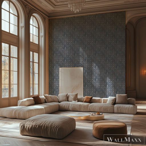 AS CREATION Hot Spots 78672-4 kék Barokk Modern,Elegáns tapéta