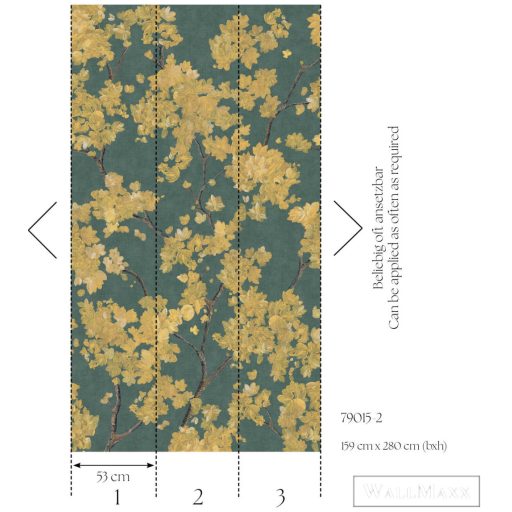 AS CREATION Hot Spots 79015-2 barna Természet Klasszikus digitális panel