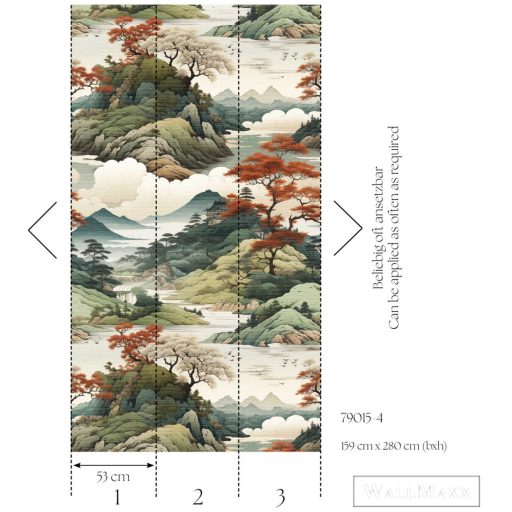 AS CREATION Hot Spots 79015-4 bézs Természet Klasszikus digitális panel