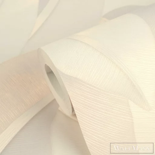 AS CREATION Designed in White 79039-5 krémszínű-fémes-fehér luxus-természet tapéta