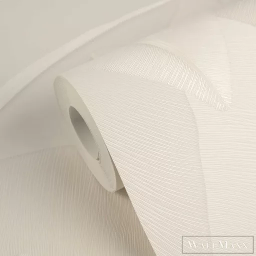 AS CREATION Designed in White 79039-6 krémszínű-fémes-fehér luxus-természet tapéta