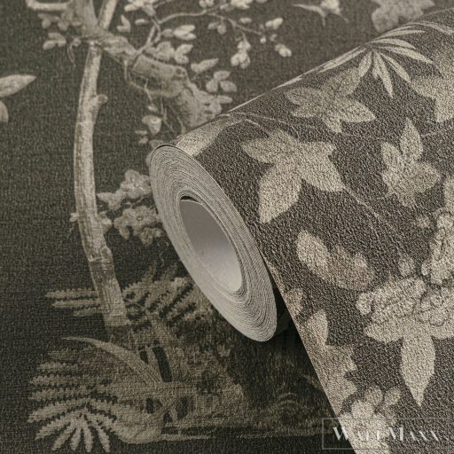 AS CREATION History of Art 2 79043-6 barna virágos modern,elegáns tapéta