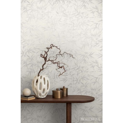 AS CREATION History of Art 2 79046-2 krémszínű leveles modern,elegáns tapéta