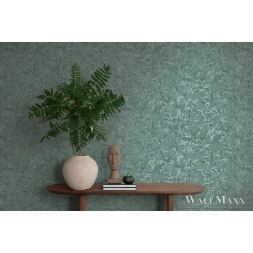AS CREATION History of Art 2 79046-5 zöld leveles modern,elegáns tapéta