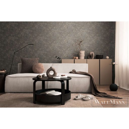 AS CREATION History of Art 2 79047-3 ezüstös leveles modern,elegáns tapéta