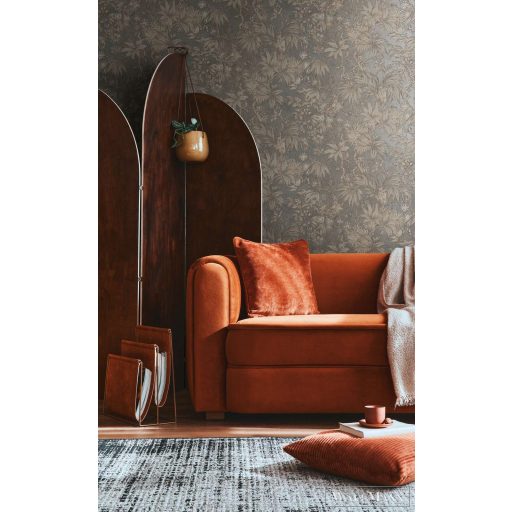 AS CREATION History of Art 2 79047-3 ezüstös leveles modern,elegáns tapéta