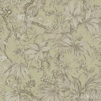   AS CREATION History of Art 2 79047-5 ezüstös leveles modern,elegáns tapéta