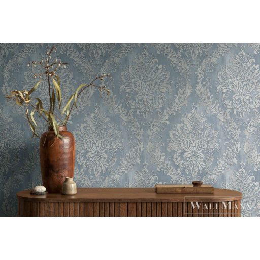 AS CREATION History of Art 2 79049-1 kék barokk modern,elegáns tapéta