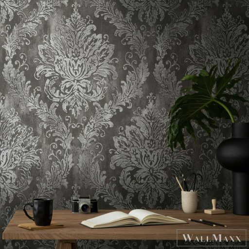 AS CREATION History of Art 2 79049-6 ezüstös barokk modern,elegáns tapéta