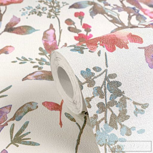 AS CREATION COSMOLiving 79061-1 színes-fényes virágos klasszikus tapéta