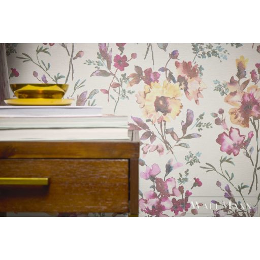 AS CREATION COSMOLiving 79061-1 színes-fényes virágos klasszikus tapéta