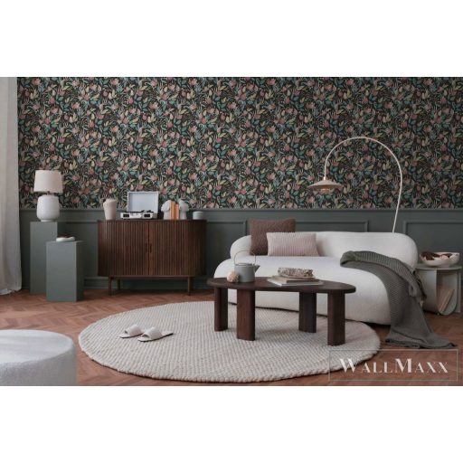 AS CREATION COSMOLiving 79062-2 színes-zöld virágos klasszikus tapéta