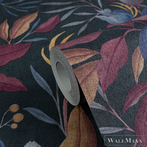 AS CREATION COSMOLiving 79062-3 kék-barna virágos klasszikus tapéta