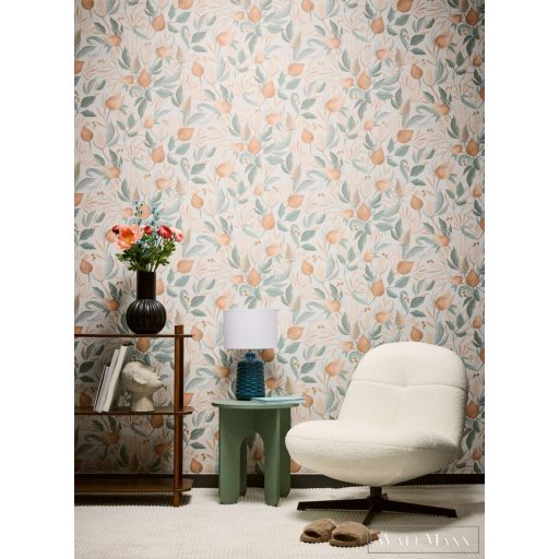 AS CREATION COSMOLiving 79062-4 színes-krémszínű virágos klasszikus tapéta