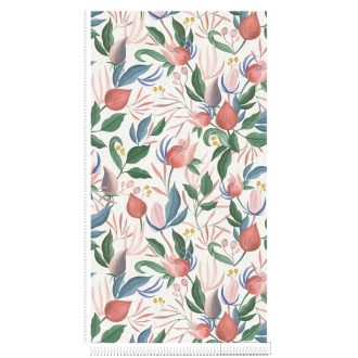   AS CREATION COSMOLiving 79062-5 színes-zöld virágos klasszikus tapéta